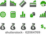 vector icons pack   green...