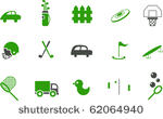 vector icons pack   green...