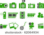 vector icons pack   green...