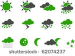 vector icons pack   green...