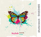 stylish butterfly design