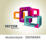 3d  abstract background