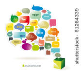 vector bubbles for speech