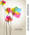background with a flowers