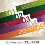 design template numbered...