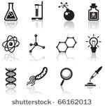 black minimalistic science...