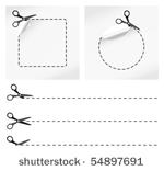 vector illustration of scissors ...