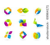 business design elements   icon ...
