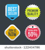 web badges. vector