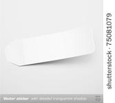 blank sticker template with...