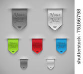 bookmarks. vector illustration