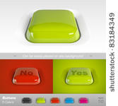 buttons. vector illustration