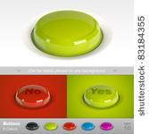 buttons. vector illustration