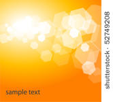 shiny orange background