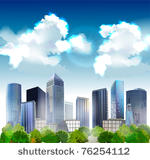 background with hi rise...