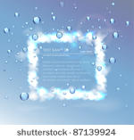frame made of clouds and rain...