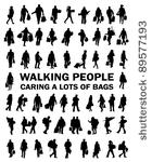 silhouettes of people caring...