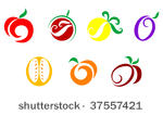 set of  fruits nd vegetables...