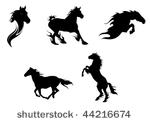 vector version. set of black...