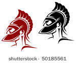 ancient warrior symbol as a...