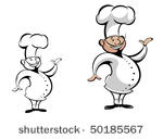 chef in uniform isolated on...