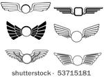 shield with wings. jpeg version ...