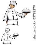 chinese chef in uniform as a...