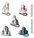 real estate symbols for design...