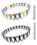 round of peoples as a...