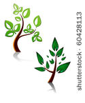 set of tree symbols as a signs...