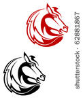 horse tattoo symbol for design...