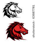 horse cartoon tattoos symbol...