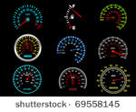 set of car speedometers for...