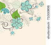 flower pattern for design as a...