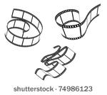 set of film patterns isolated...