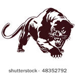 panther. tribal vector...
