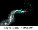 blurry abstract blue and green...
