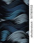 abstract curly wave background