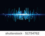 blurry abstract audio wave...
