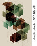 geometric cube background