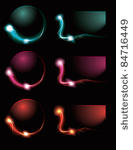 blurry glowing light effect web ...