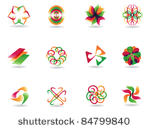 abstract colorful icons