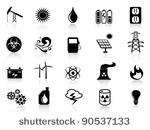 black energy icon