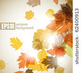 autumn background  eps10