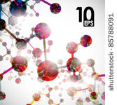eps10  dna molecule  abstract...
