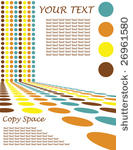 retro circle design background  ...