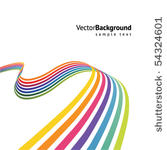 abstract colorful line vector...