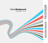 abstract  line vector background
