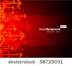 abstract arrows fly background