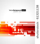 abstract retro technology lines ...